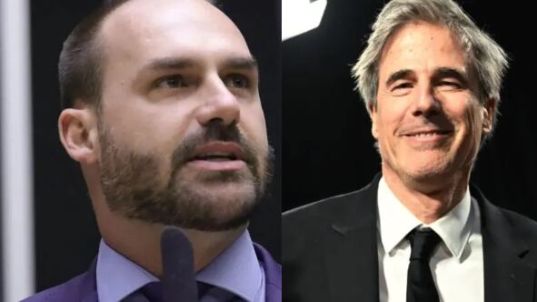 Eduardo Bolsonaro e Walter Salles