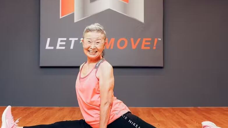 Flexibilidade aos 92 anos - Foto: Divulgação