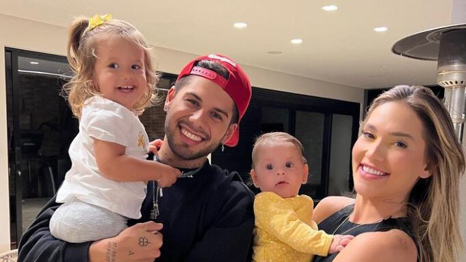 Virgínia, Zé Felipe, e suas filhas Maria Alice e Maria Flor
Foto: @zefelipecantor