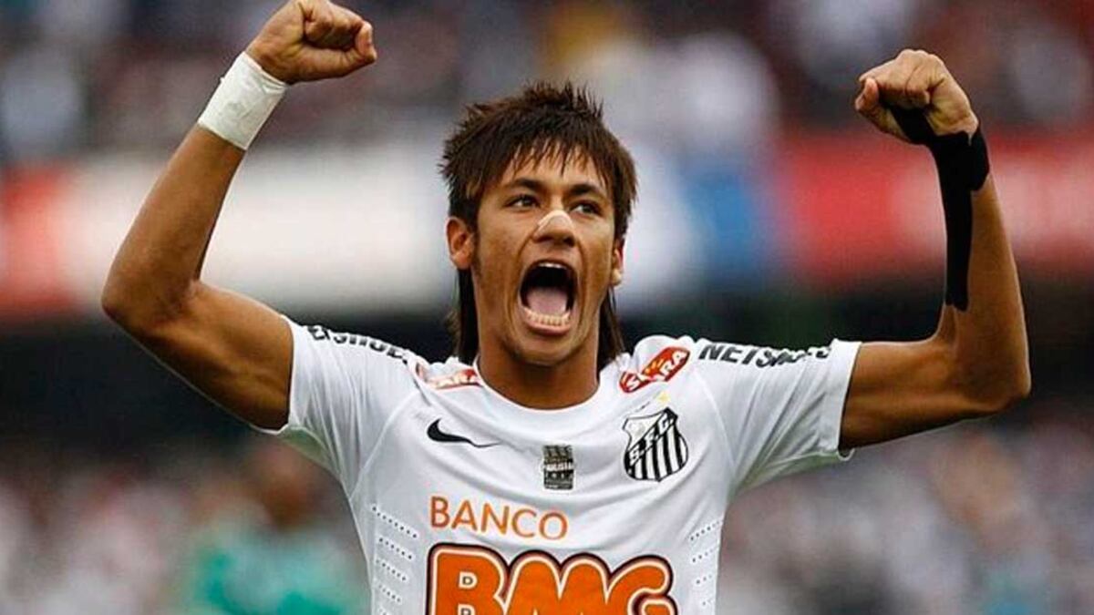 Neymar foi revelado pelo Santos em 2009