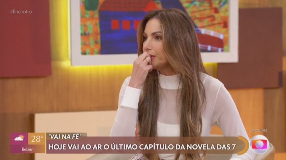 No Encontro, Patrícia Poeta chama Vai na Fé de "novela maravilhosa"