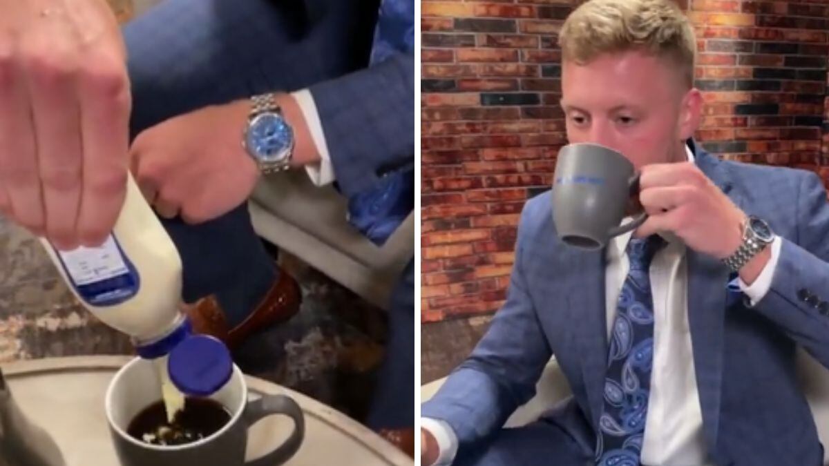 Jogador de futebol americano viraliza ao tomar café com maionese