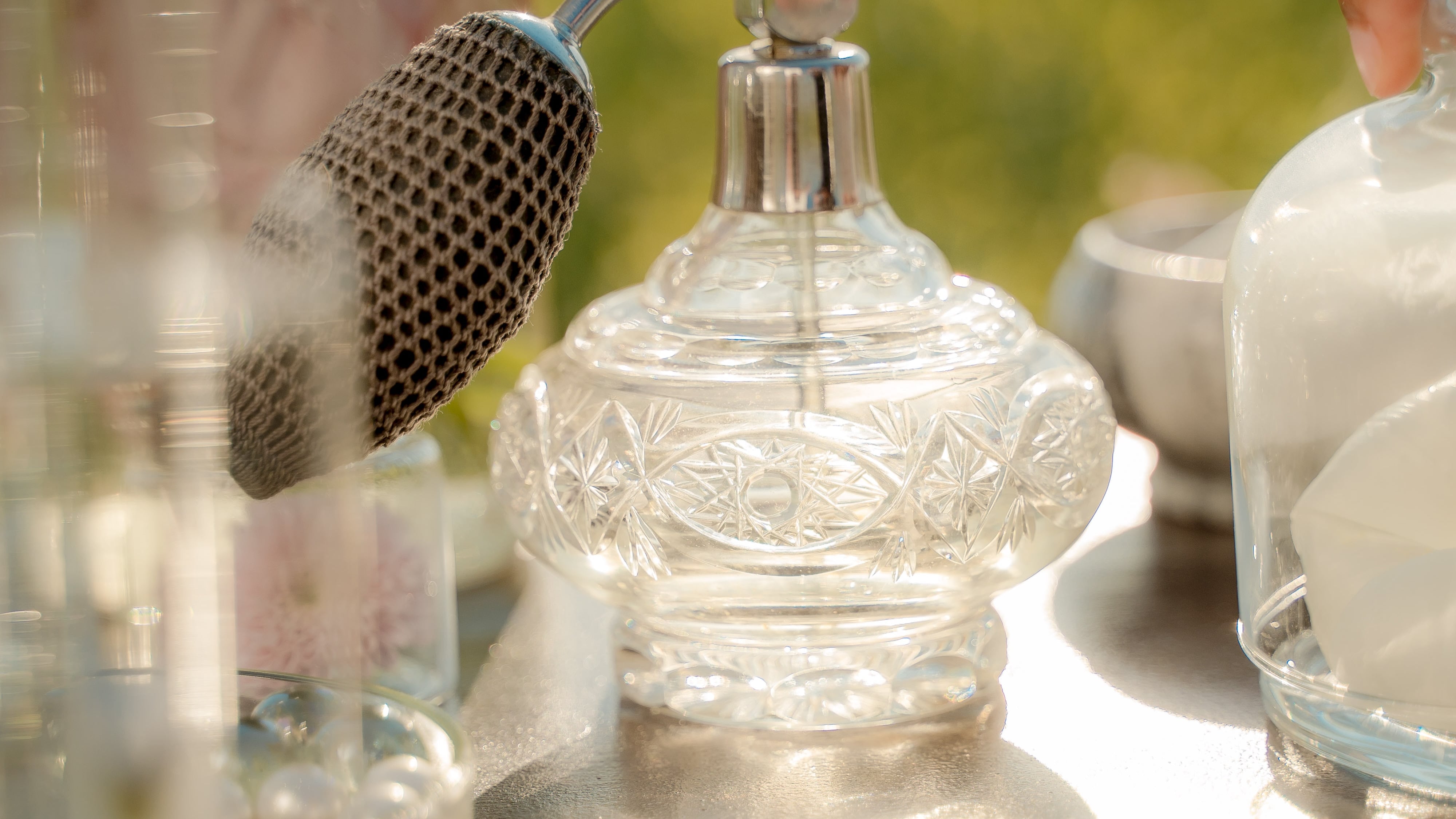 Frasco de perfume antigo