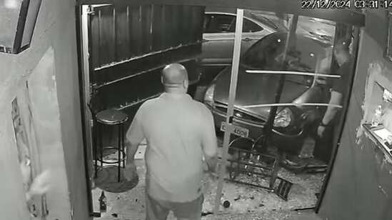 Apesar dos estragos, ninguém ficou ferido