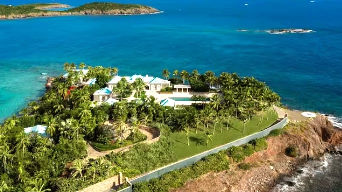 Little Saint James, isla de Jeffrey Epstein
