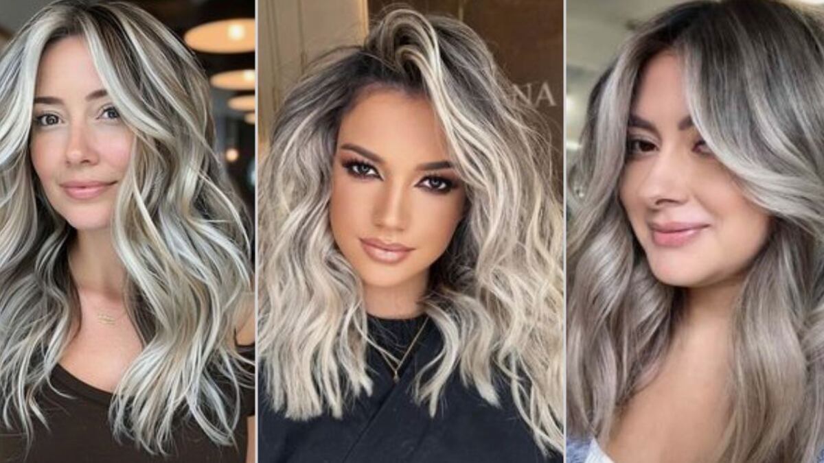 Balayage platinado: las mechas favoritas de las mujeres de clase alta para disimular las canas con elegancia