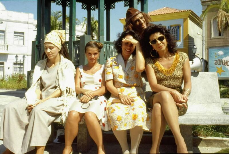 Tieta - Yoná Magalhães, Tássia Camargo, Arlete Salles, Betty Faria e Benvindo Sequeira