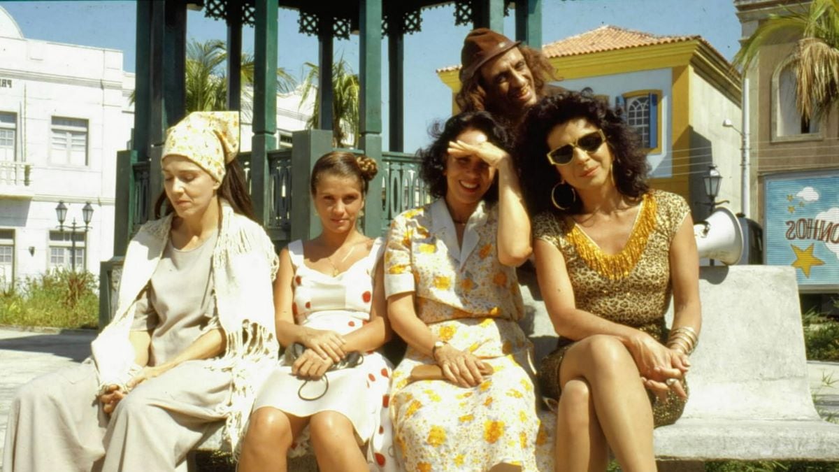 Tieta - Yoná Magalhães, Tássia Camargo, Arlete Salles, Betty Faria e Benvindo Sequeira