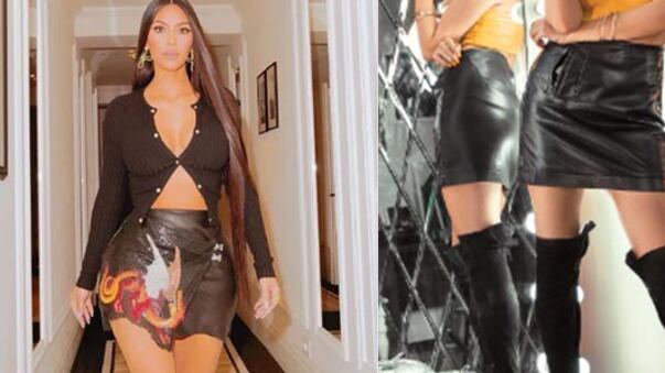 Moda faldas de cuero