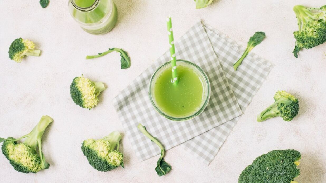 Suco de brócolis e couve-flor para aliviar o estresse da rotina de forma natural