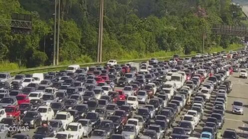 Expectativa da Ecovias é que situação piore nas próximas horas.