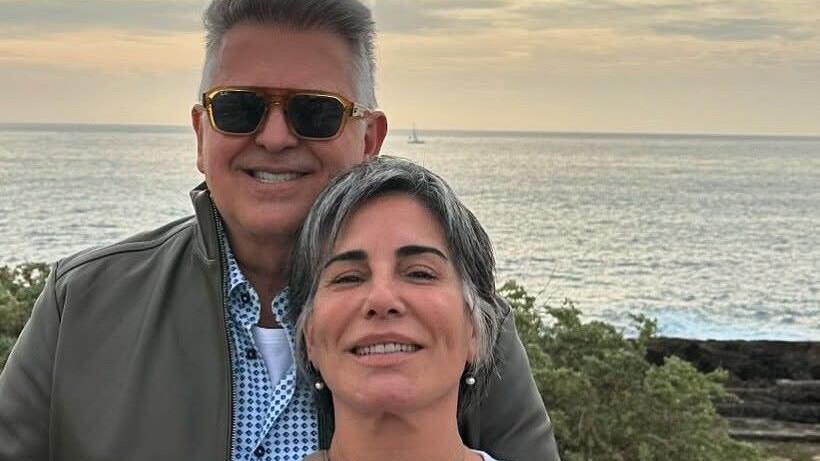 Orlando Morais e Gloria Pires