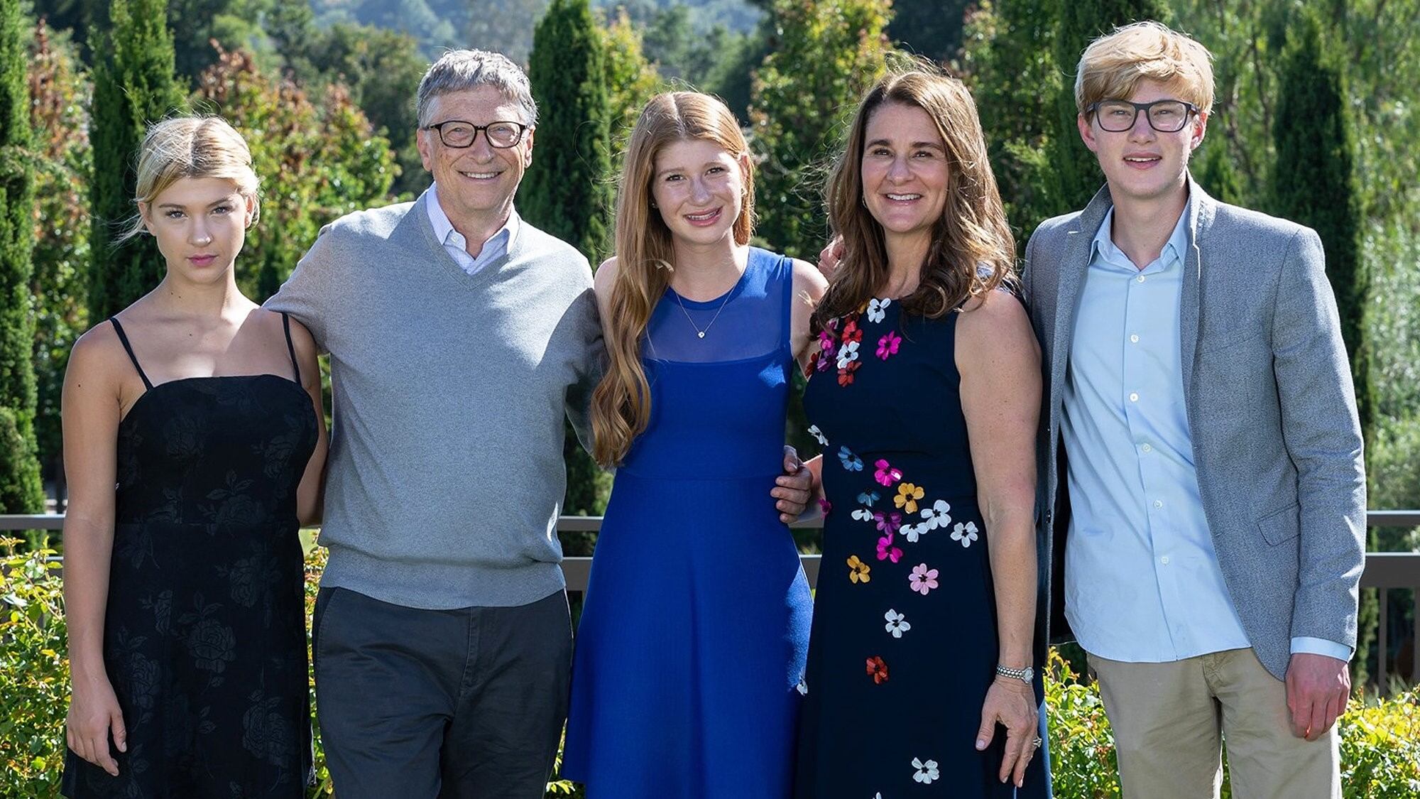 La familia de Bill Gates