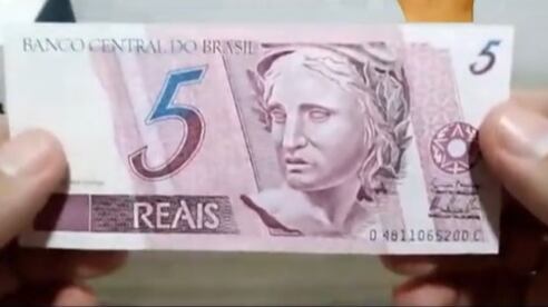 Nota de 5 reais pode valer R$ 3.500
