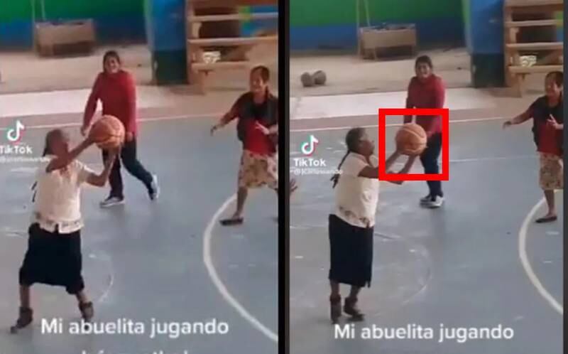 Vovó faz sucesso e viraliza ao mostra todo o seu talento jogando basquete