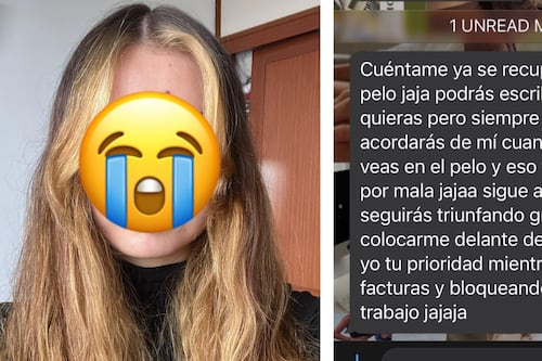 “Queimaram meu cabelo”: mulher pagou mais de 700 mil pesos em salão de beleza e o dono a humilhou por reclamar