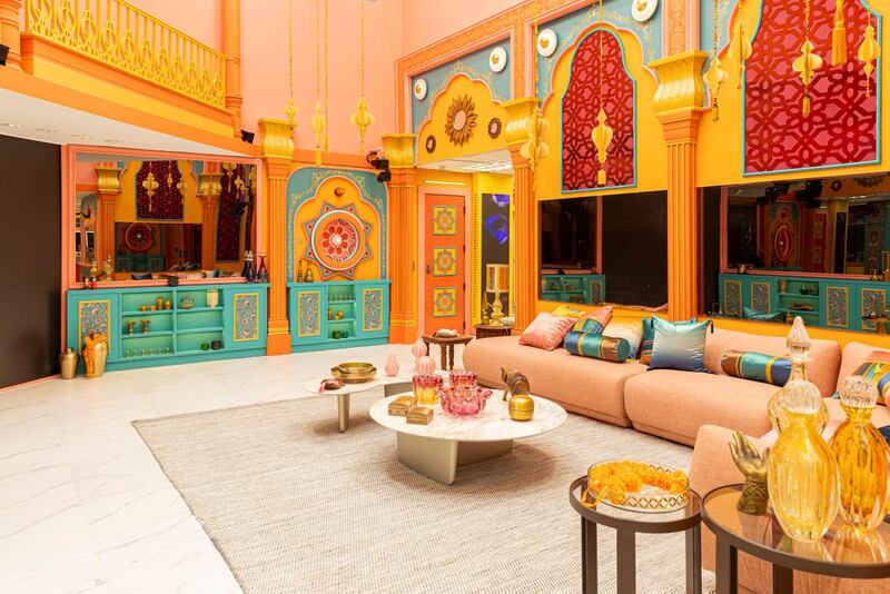 Sala da casa do BBB 25