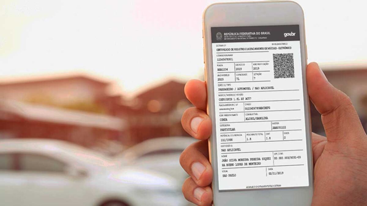 Licenciamento dos carros com placa de São Paulo