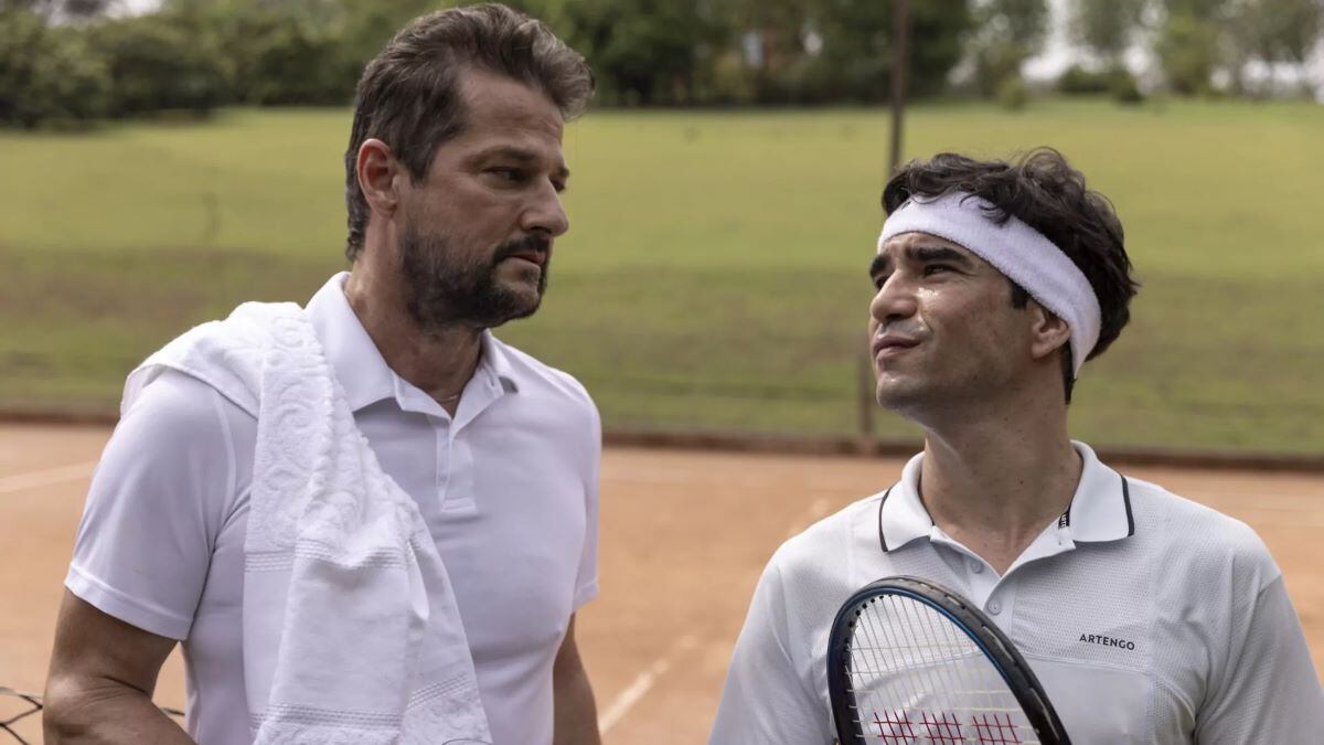 Beleza Fatal: Marcelo Serrado (Rog) e Caio Blat (Benjamin)