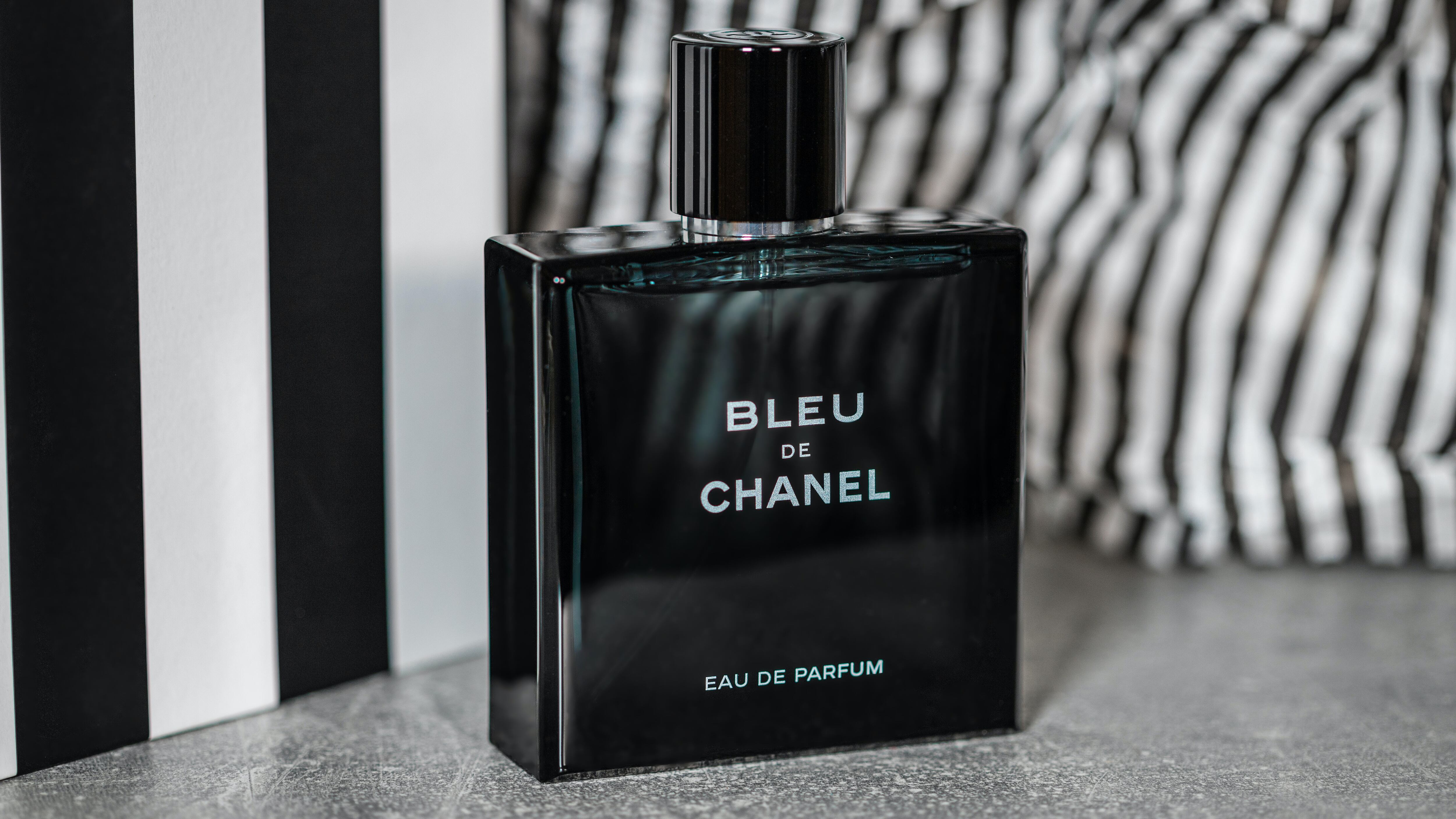 Frasco de perfume Bleu de Chanel