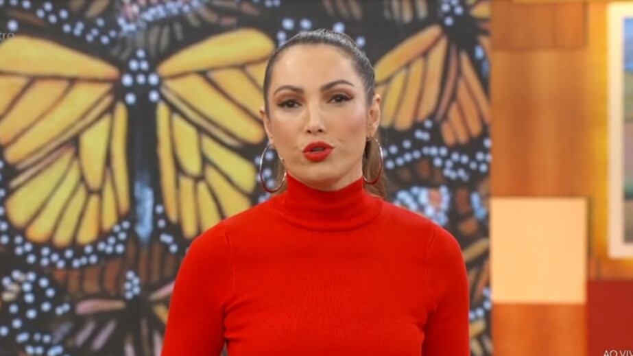 Patrícia Poeta se emociona ao falar de acidente de Régis Danese no Encontro