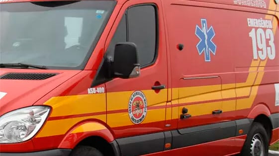 Ambulância do Corpo de Bombeiro de Santa Catarina