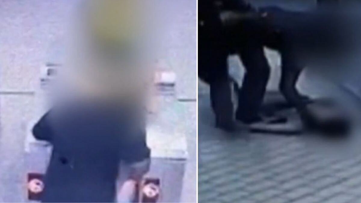 Caso ocorreu em novembro, mas só agora as imagens foram reveladas