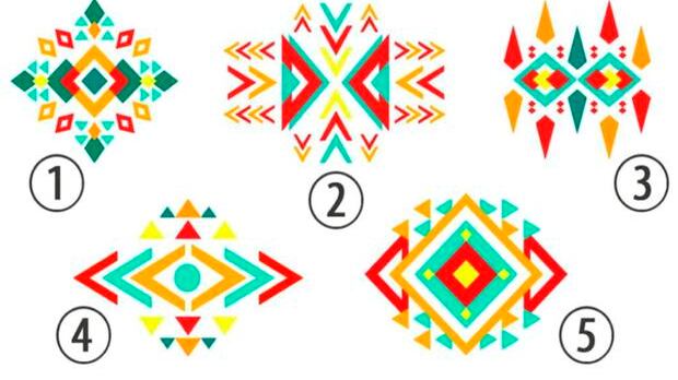 Existem 5 sequências de cores e a escolhida revelerá detalhes ocultos e importantes sobre você