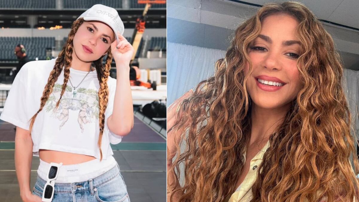 Shakira causó furor con esta serie de imágenes.