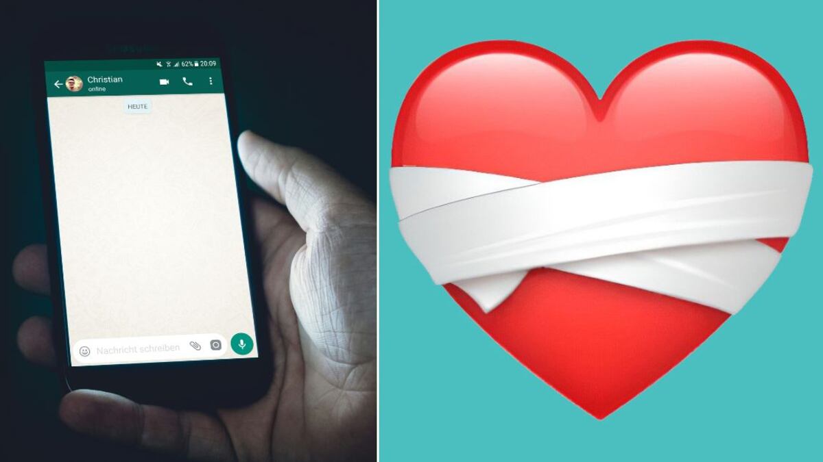 El emoji de corazón vendado es uno de los favoritos de los usuarios de WhatsApp