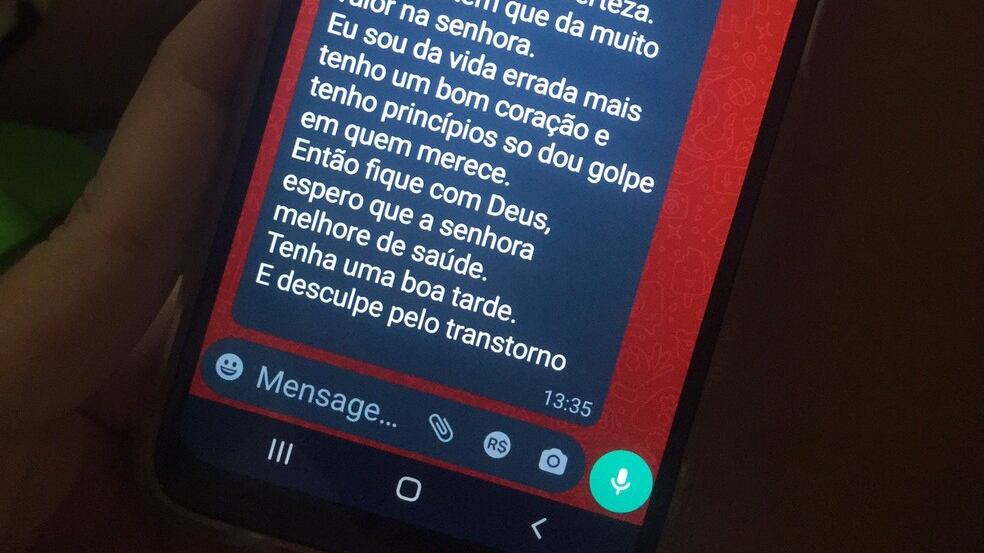 Ladrão 'bonzinho' se revela para idosa em quem aplicaria golpe