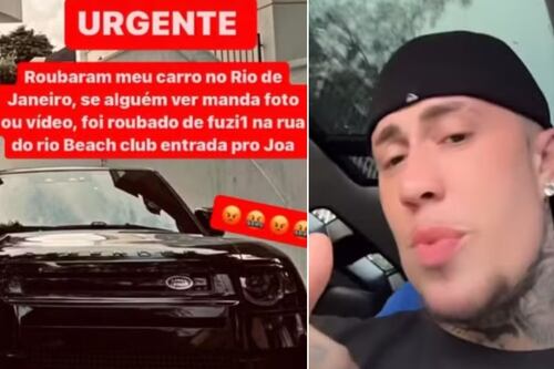 Após apelo nas redes sociais, MC Daniel recupera carro de R$ 700 mil que tinha sido roubado no RJ