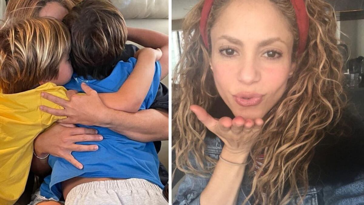Shakira y sus hijos