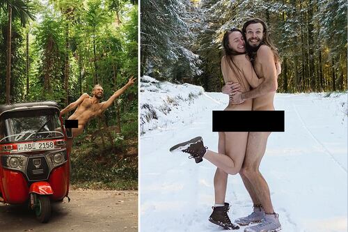 Casal planeja lua de mel com duração de 10 anos e vive com 8 dólares por dia vendendo nudes