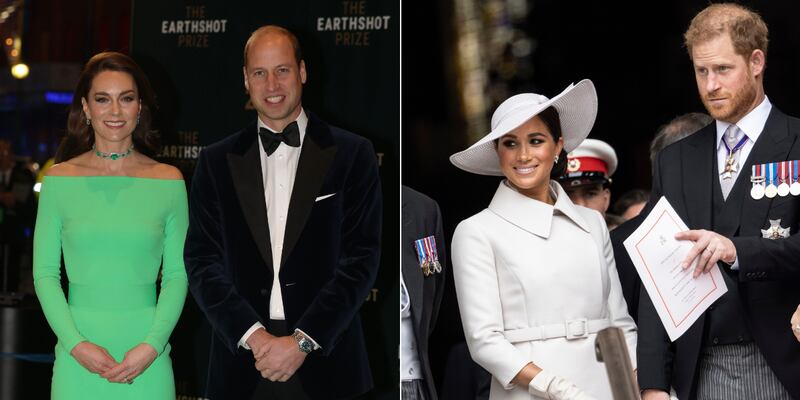 Kate Middleton / príncipe William / Meghan Markle / príncipe Harry