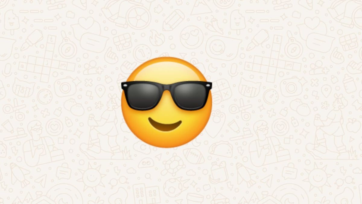 La carita amarilla con gafas negras es uno de los emojis más populares