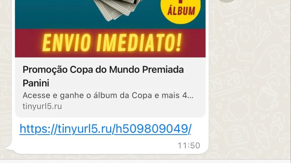 Panini alerta que não faz esse tipo de ação