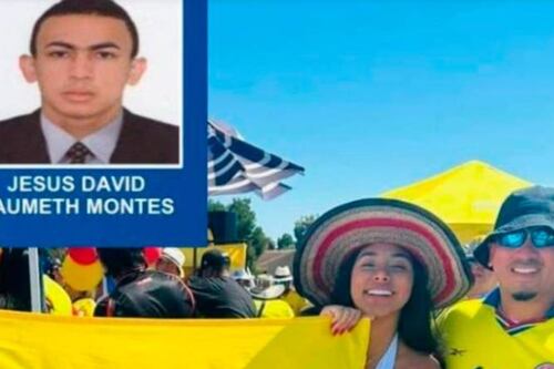 Criminoso perigoso procurado do cartel foi visto celebrando no jogo Colômbia x Brasil