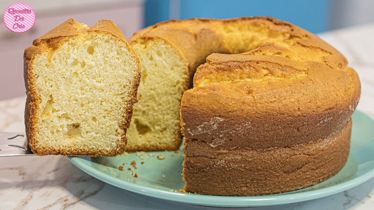 bolo simples de liquidificador