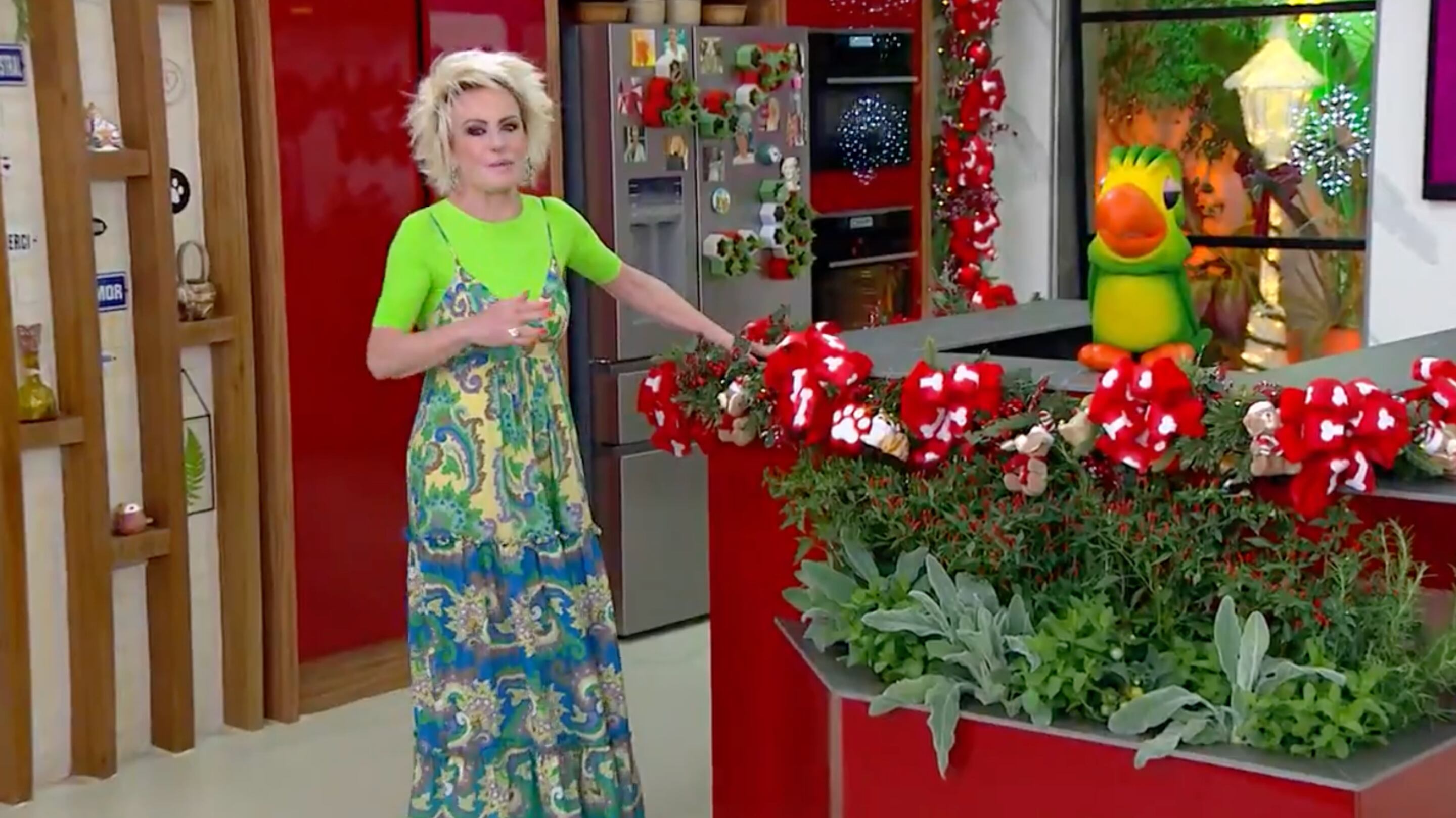 Ana Maria Braga e Louro Mané