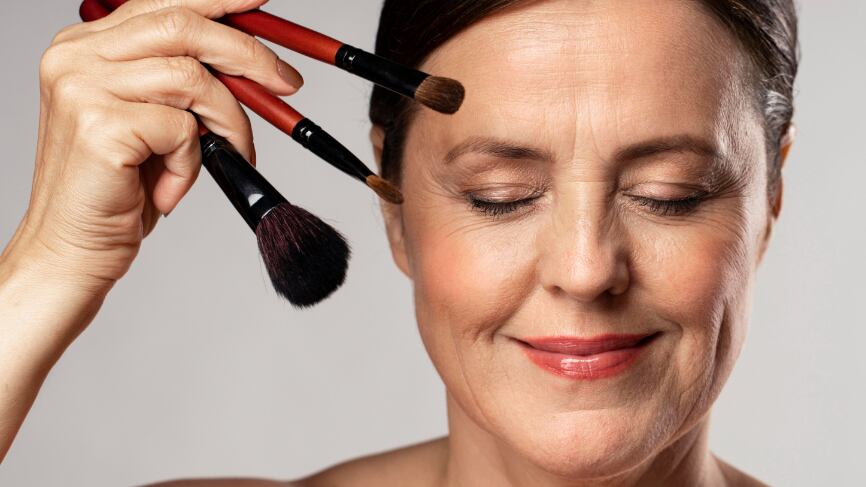 Maquiagem pele madura - reprodução