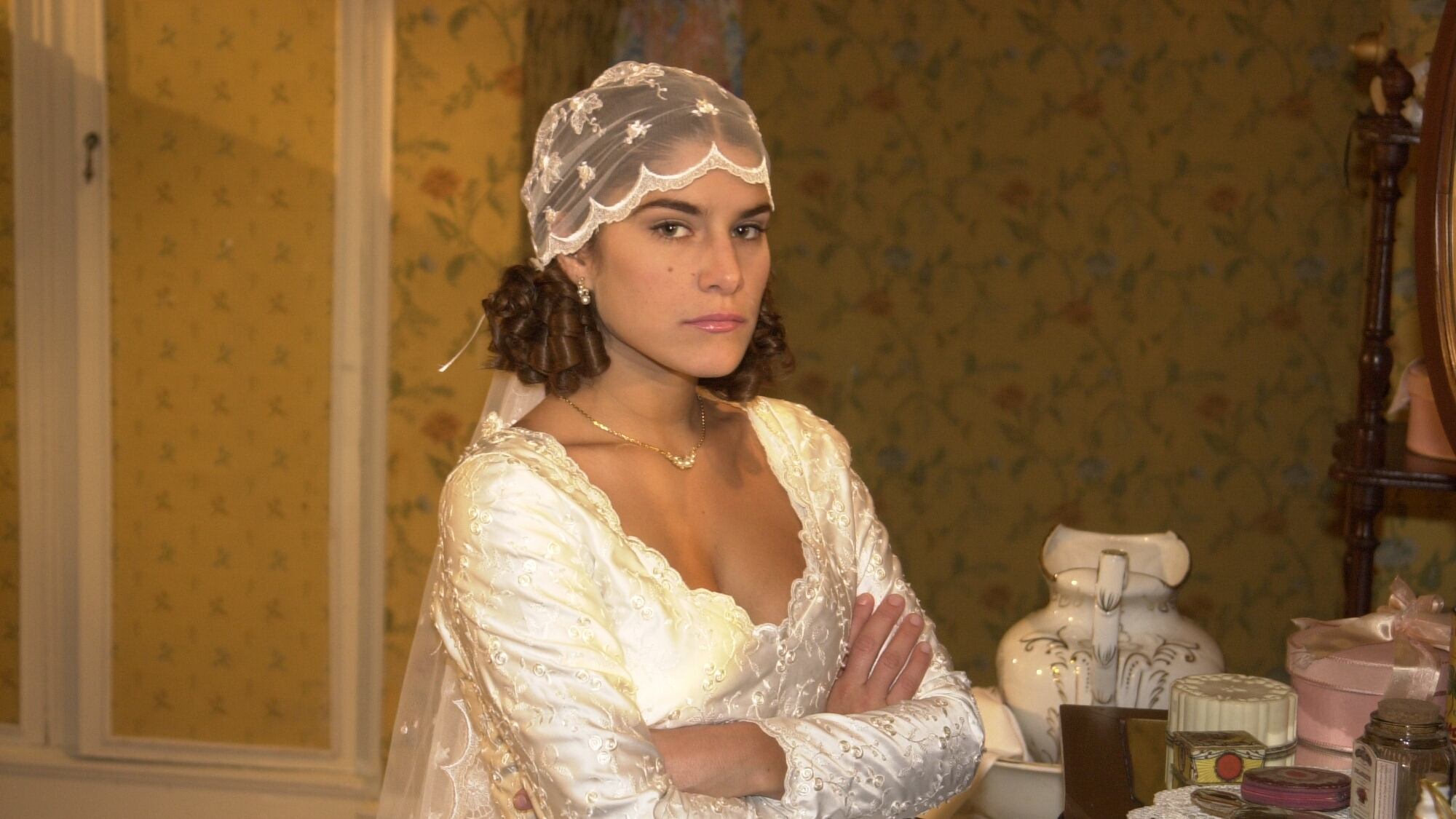 Em "Chocolate com Pimenta", Olga (Priscila Fantin) esperou sete anos e casou com quem não queria