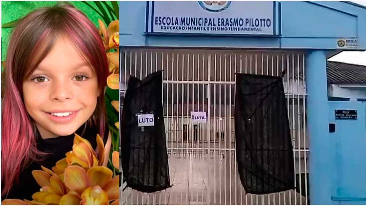 Alyce Tesluki estudava na Escola Municipal Erasmo Pilotto, no Paraná