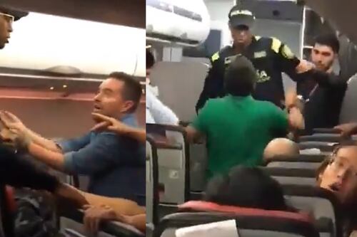 Passageiro bêbado deu um tapa em um policial dentro de um avião