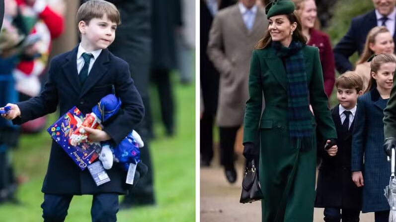 Principe Louis quebrou protocolos em evento natalino