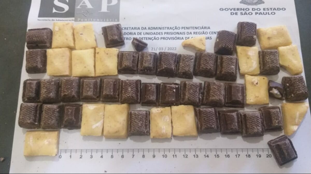 Avó envia chocolate com drogas para neto preso em Campinas