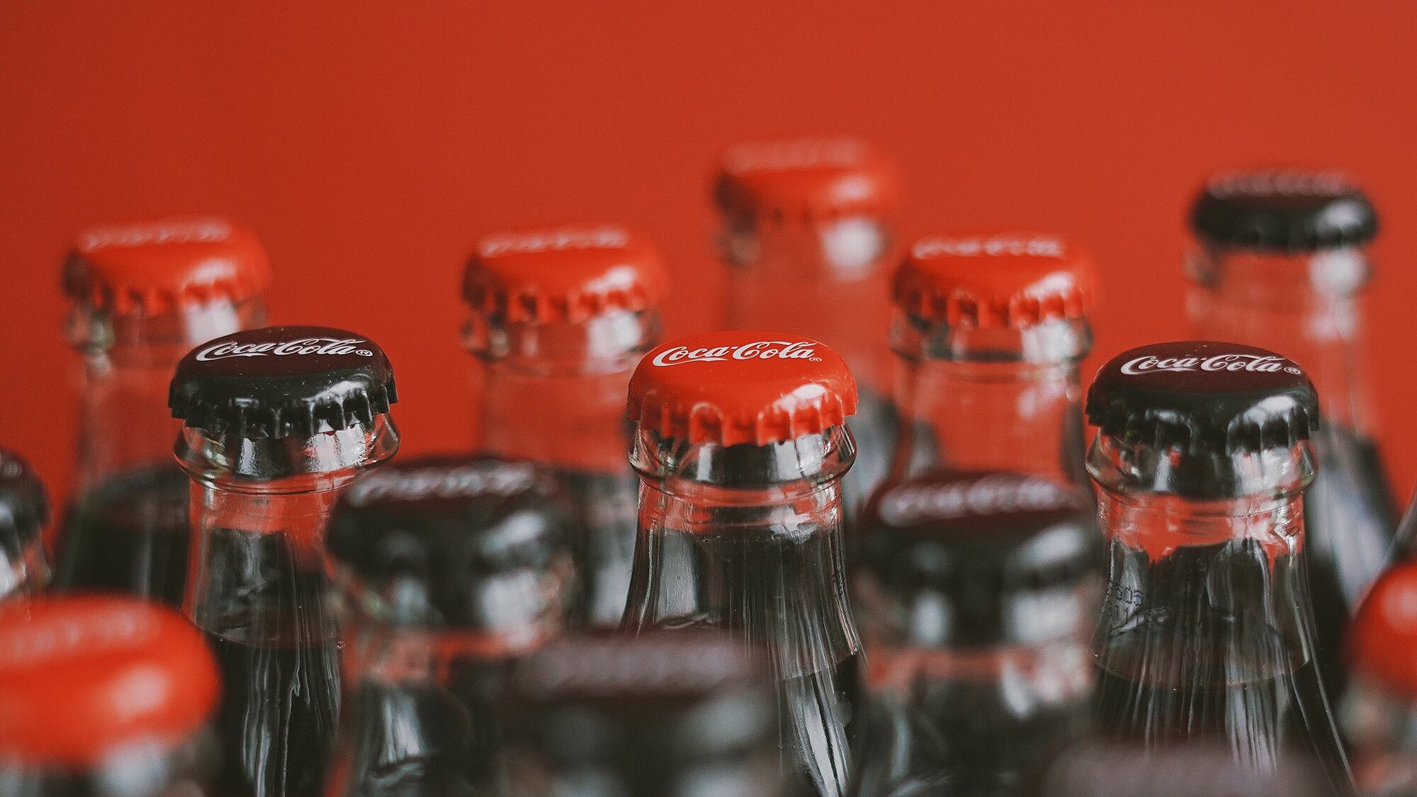 Garrafas de Coca-Cola