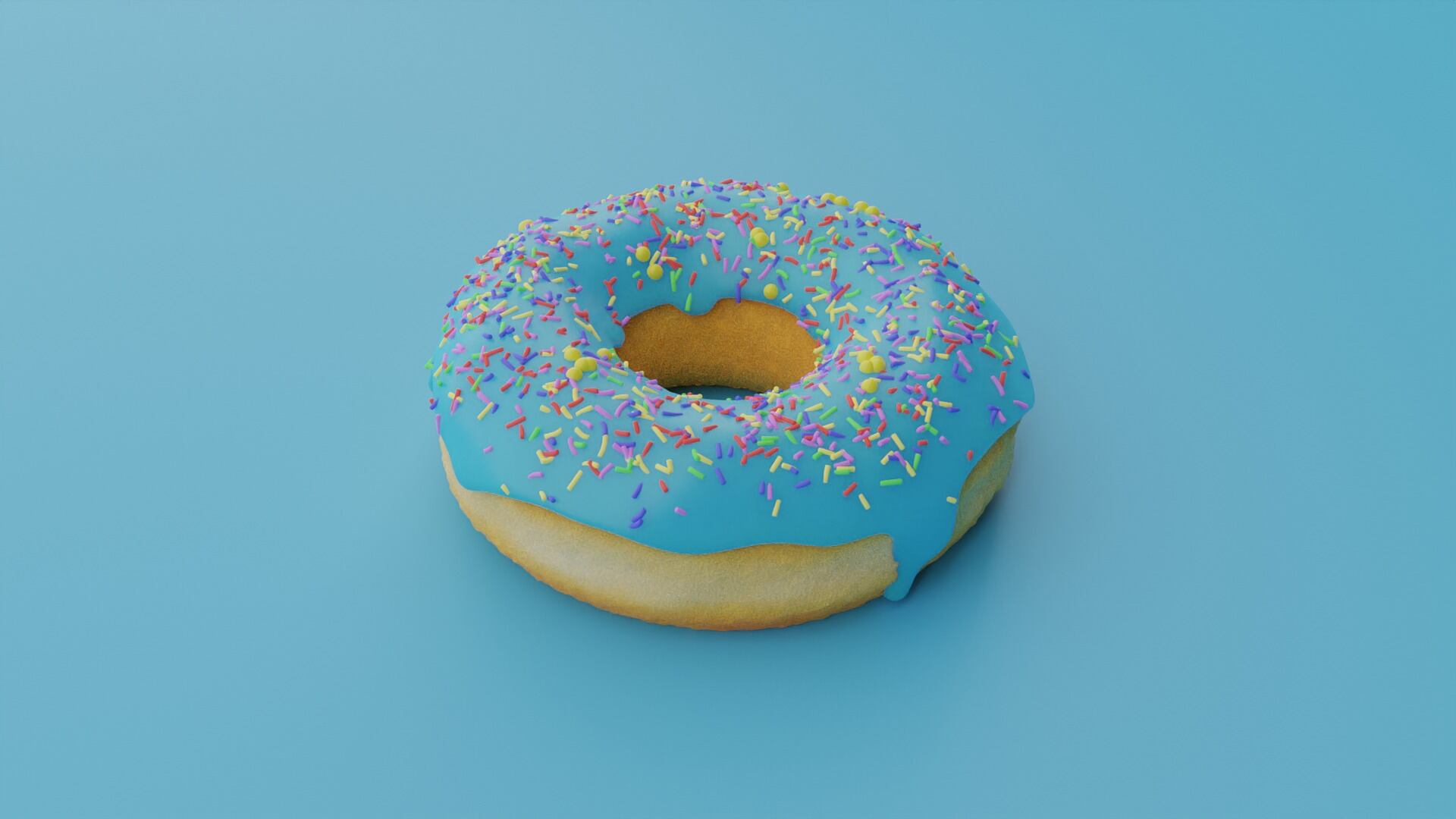 Donnut azul