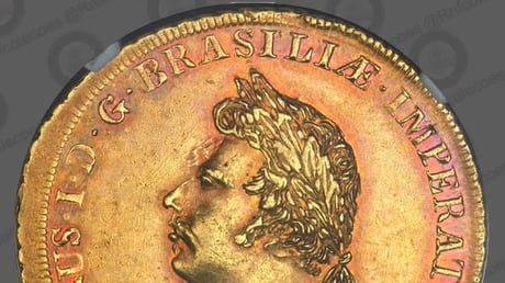 Moeda coração D. Pedro I de 1822