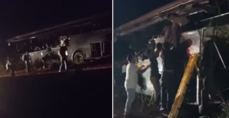 Outras 19 pessoas ficaram feridas e foram socorridas.